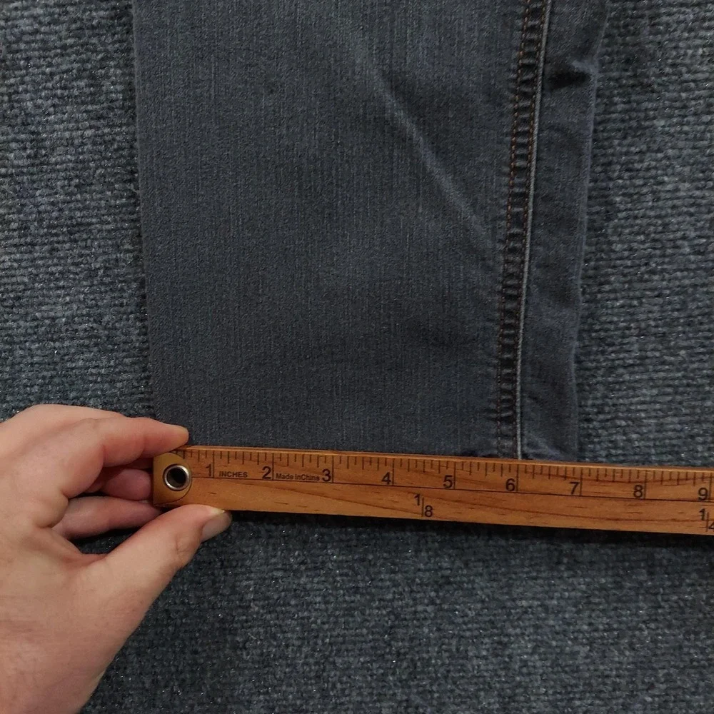 PrAna Jeans Mens Fits 32x31 Gray Charcoal Wash Slim Straight Stretch Denim Pants